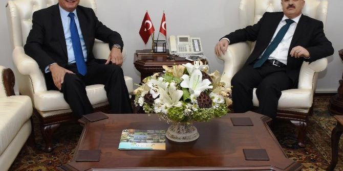 Başkan Keleş’ten Valiye Hayırlı Olsun Ziyareti