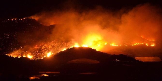 Anamur’da Orman Yangını