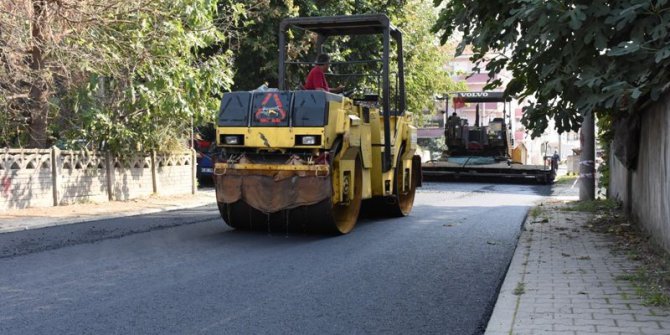 Yeni sanayi çarşısı asfaltlama çalışması başladı