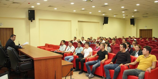 Özel güvenlikçilere güvenlik eğitimi verildi