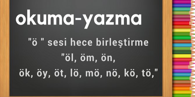 ö sesi hece birleştirme