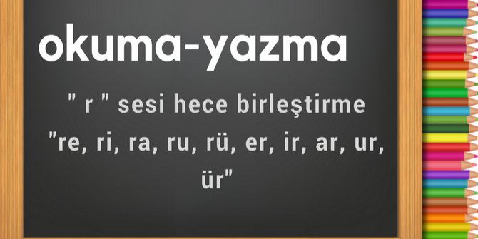 r sesi hece birleştirme