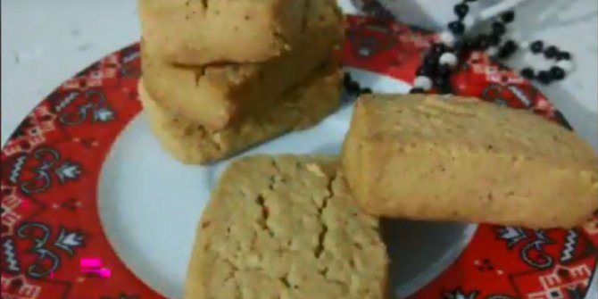 Leblebi tozlu kurabiye