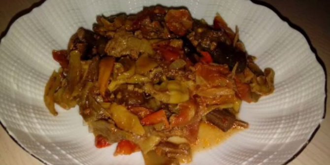 Malatya Usulü Kurutulmuş Sebze Kavurması