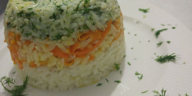 Üç Renkli Pilav Tarifi