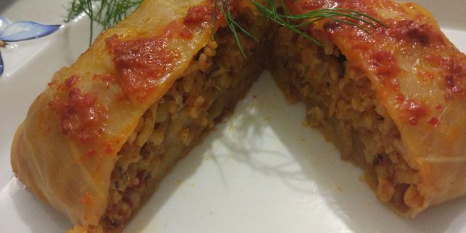 Porsiyonluk Lahana Dolması Tarifi