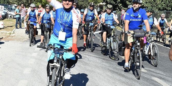 250 Bisikletçinin Tarihe Yolculuğu Başladı