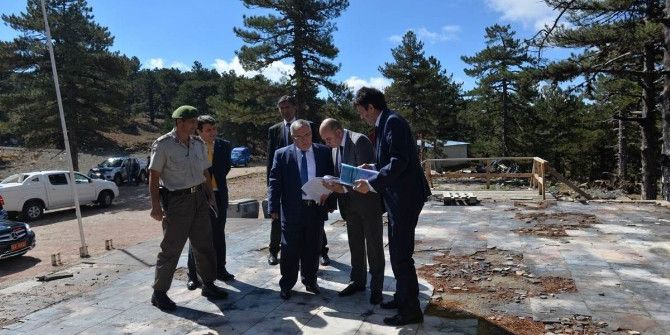 Vali Nayir, Muratdağı Termal Kayak Merkezi’ni İnceledi