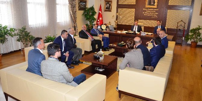 Bulgaristan Dost Partisi’nden Başkan Çetin’e Ziyaret