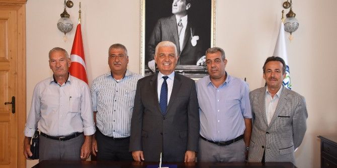 Köyceğiz Muhtarlarından Başkan Gürün’e Teşekkür Ziyareti