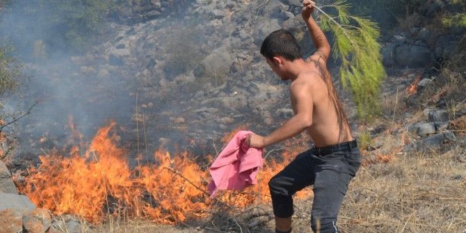 Bozyazı’da Çıkan Orman Yangını Korkuttu