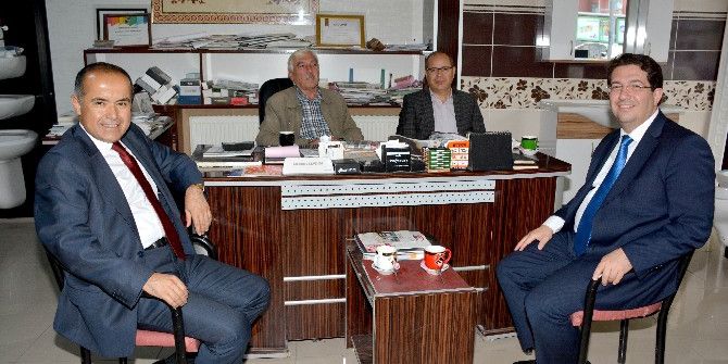 Milletvekili Aydoğdu Ve Başkan Yazgı’dan Esnaf Ziyareti