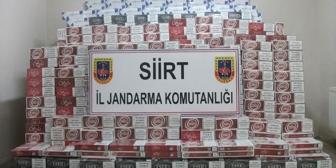 Kaçak Sigara Ele Geçirildi