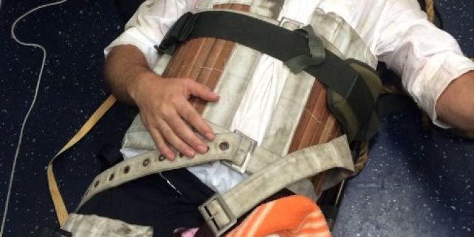 Gemide Yaralanan Kişi, Kurtarıldı