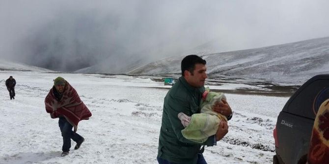 Yayla’da Mahsur Kalan Köylüleri, İl Özel İdaresi Ekipleri Kurtardı