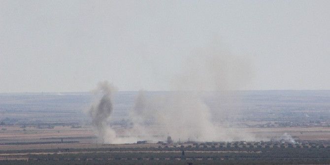 Sınırın Sıfır Noktasında Şiddetli Patlamalar Meydana Geldi