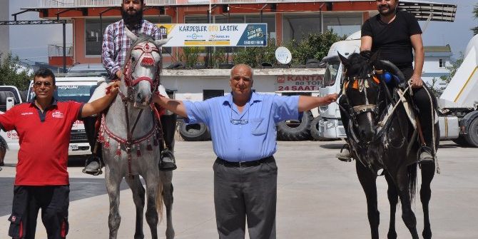 Korkuteli Düğünlerinde Atlı Korteje İlgi Yoğun
