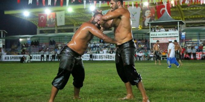 Manavgat Güreşlerinde Başpehlivan Orhan Okulu Oldu