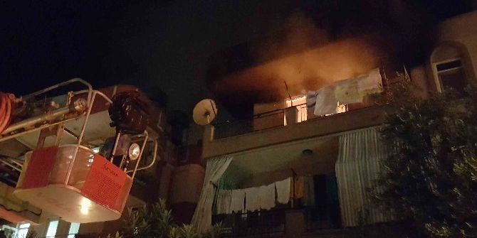 Manavgat’ta Ev Yangını