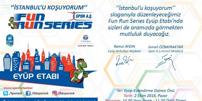 Fun Run Series Heyacanı Eyüp’te