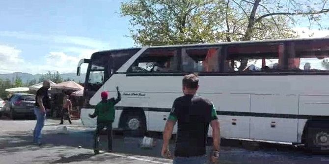 Holigan Dehşeti Kameralara Böyle Yansıdı