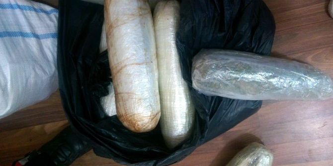 Uşak’ta Yolcu Otobüslerinde Uyuşturucu Yakalandı