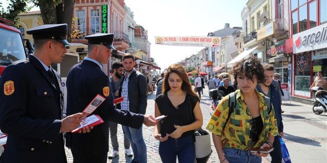 İtfaiye Haftası’nda Edirne Halkı Bilgilendirildi