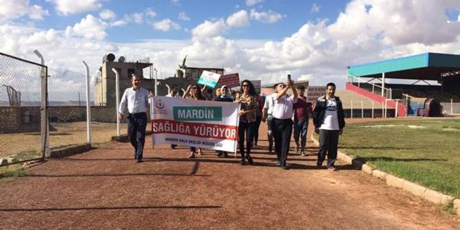 Mardin’de Sağlıklı Yaşam Yürüyüşü