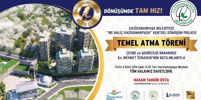 Gaziosmanpaşa’da Kentsel Dönüşüm Hızlanıyor