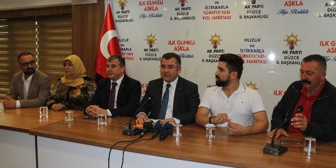 Ak Parti İl Başkanı Keskin "Düzcelilik Ruhu İle Hizmet Ediyoruz"