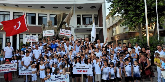 Çeşme Belediyespor Yaz Spor Okulları’nın Açılış Töreni Yapıldı