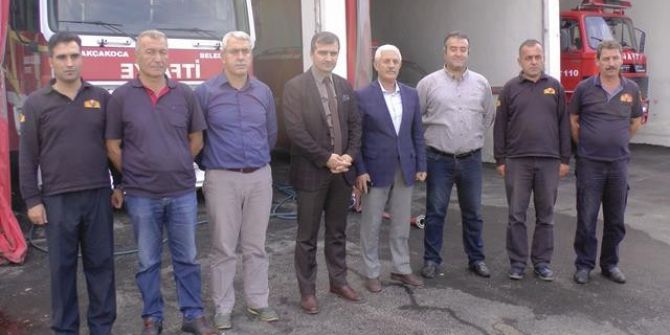 Başkan Yemenici’den İtfaiye Erlerine Ziyaret