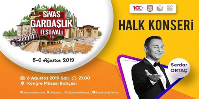 Serdar Ortaç Sivas’ta Sevenleriyle Buluşuyor