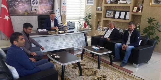 Osmaneli Belediye Başkanı Şahin’den, Vezirhan Belde Belediye Başkanı Duymuş’a Ziyaret