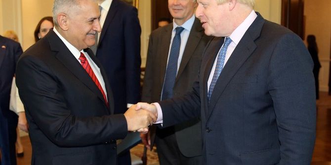 Başbakan Yıldırım, Johnson’u Kabul Etti