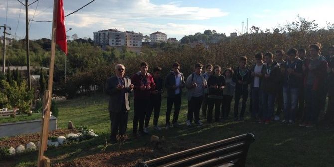 Öğrenciler Şehit Ercan Çelik’in Kabrini Ziyaret Ettiler