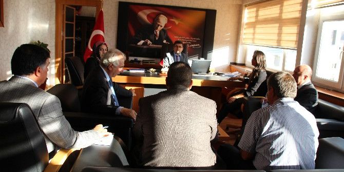 Kaymakam Çetin Kurum Amirleri İle Bir Araya Geldi