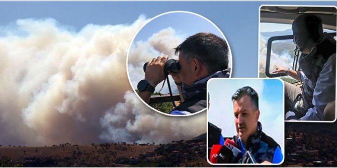 Bakan Pakdemirli, İzmir Yangınlarını Havadan Denetlerken Tehlike Atlattı