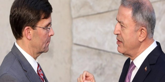 Bakan Akar Abd’li Mevkidaşı Esper İle Telefonda Görüştü