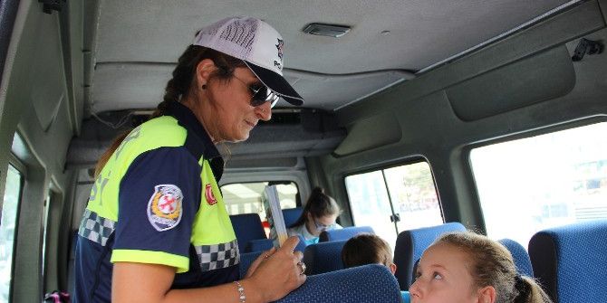 Öğrenci Servisleri Denetleniyor