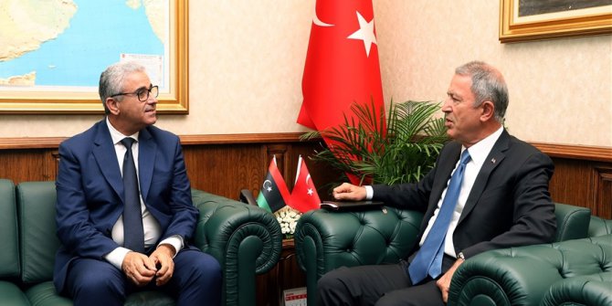 Libya İçişleri Bakanı Bashaagha’dan Bakan Akar’a Ziyaret
