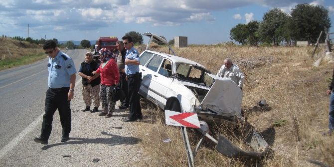 Bayramiç’te Trafik Kazası: 1 Yaralı