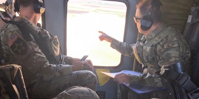 Suriye’de Türk-abd Ortak Helikopter Uçuşu