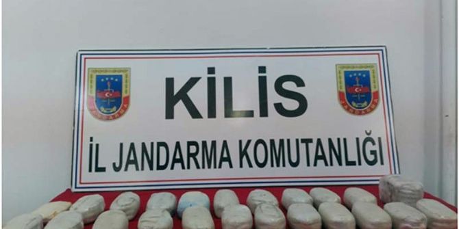 Kilis’te 13 Kilo Toz Esrar Ele Geçirildi