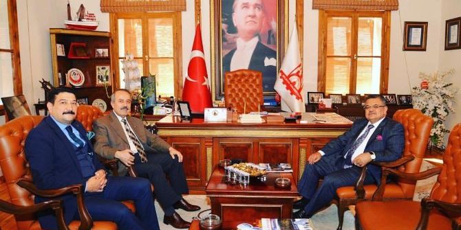 Vali Yardımcısı Taşdöğen Ve Pomem Müdürü Aksoy’dan Başkan Yağcı’ya Taziye Ziyareti