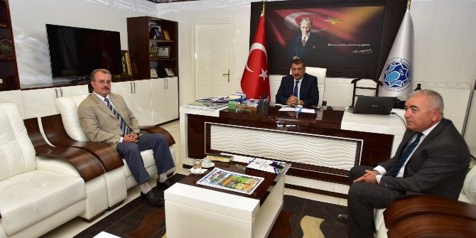 Dsi 92. Şube Müdürü Tüfekci Başkan Gürkan’ı Ziyaret Etti