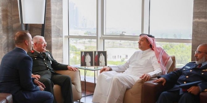 Genelkurmay Başkanı Org. Yaşar Güler, Katar Savunma Bakanı El-atiyye İle Görüştü