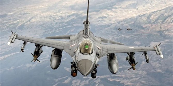 F-16’larımız Fırat’ın Doğusunda Uçtu