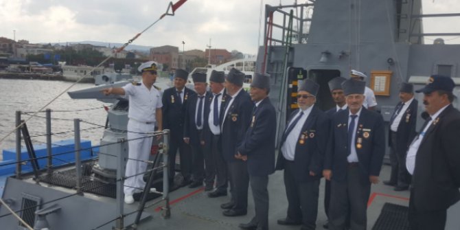 Tcg Türkeli Gemisi’nde Gaziler Ağırlandı