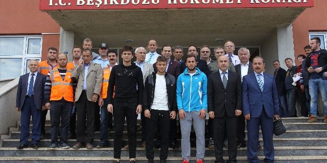 Trabzonspor’dan Beşikdüzü’ne Geçmiş Olsun Ziyareti